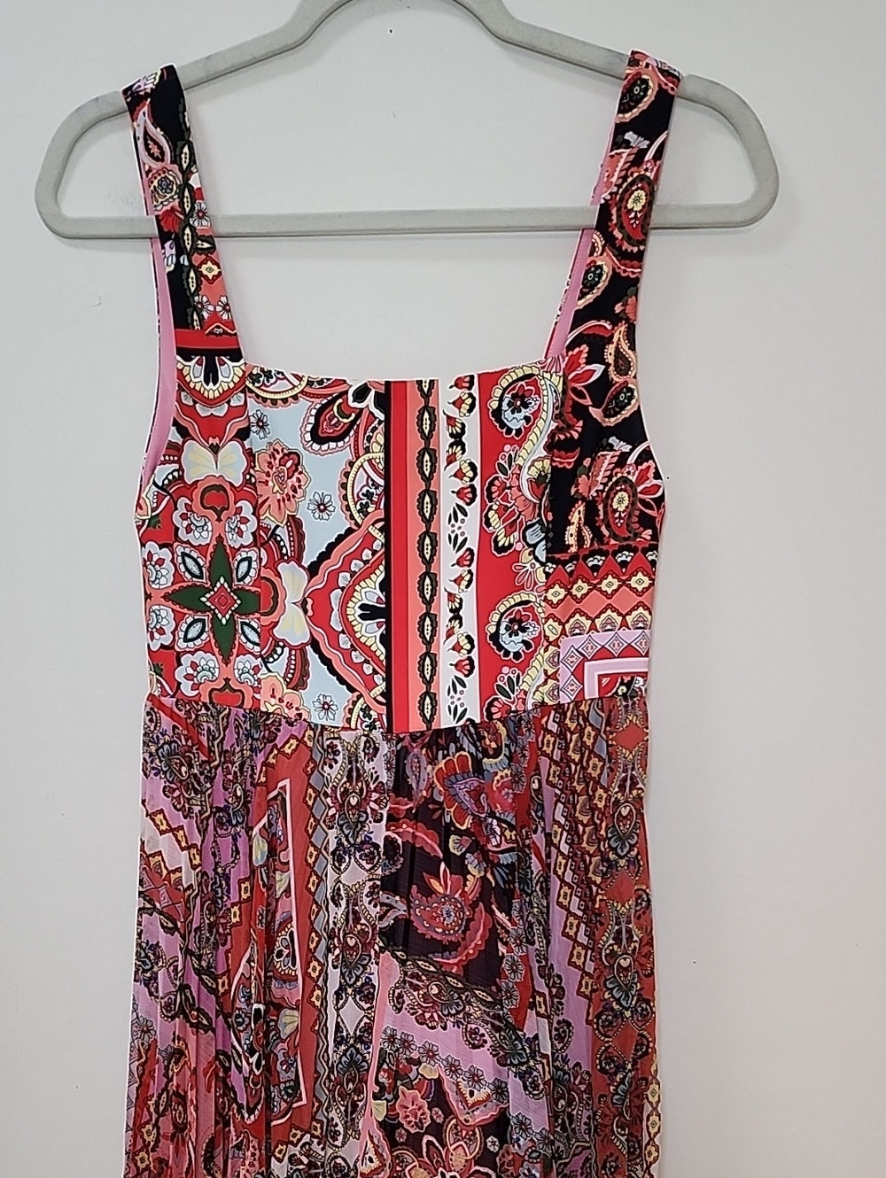 Alice + Olivia Deonna Pleated Tie-waist Wedding Guest Dress Sz 4 - Picture 8 of 16